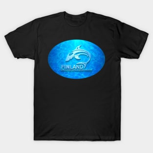 FINLAND Where Sharks go on a summer vacation T-Shirt